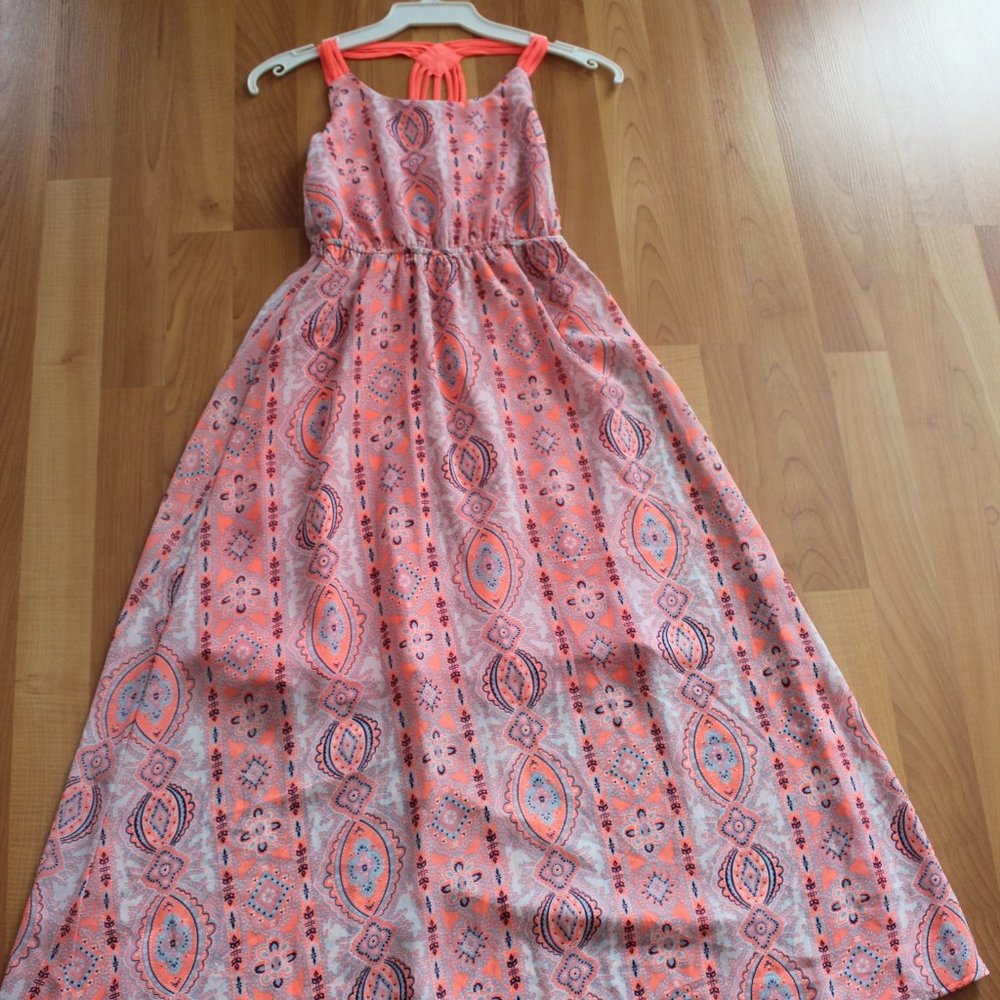Japna Kids Girl Sz 7 Sundress Maxi Dress Colorful